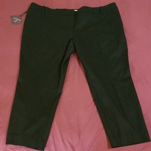 Ava & Viv Plus Size Ankle Dress Pants Black 26W